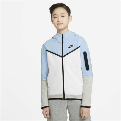 nike tech kids blauw